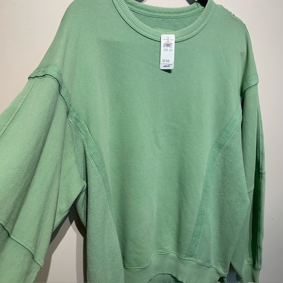 aerie Tops - Aerie-AE *New* Keep It Light Crochet Crew Sweatshirt